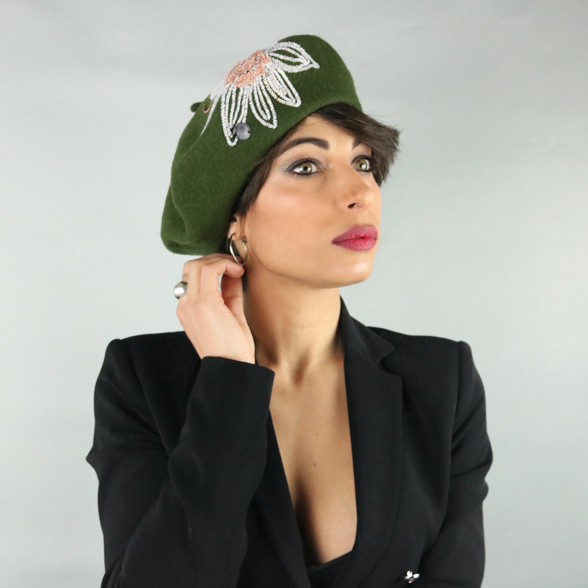 Italian best sale beret hat