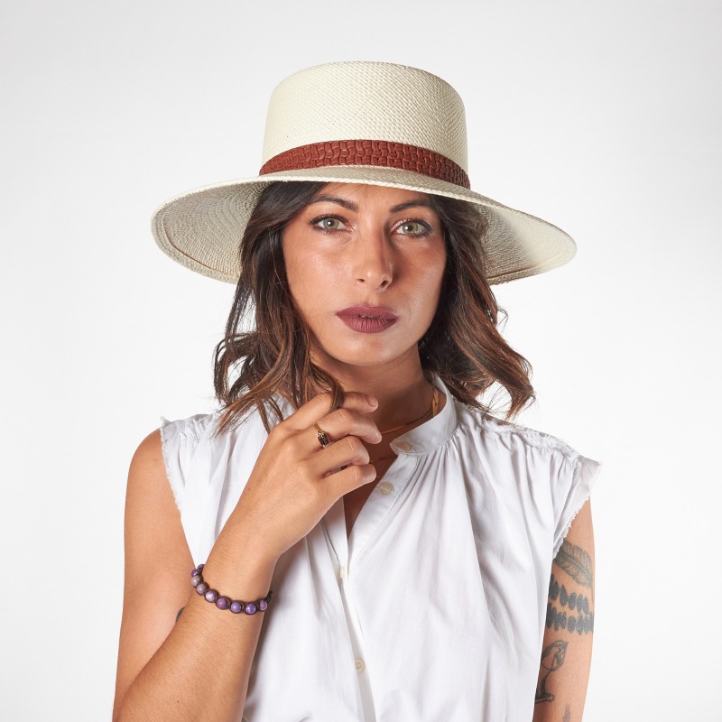 Panama hat white Calienne | Complit