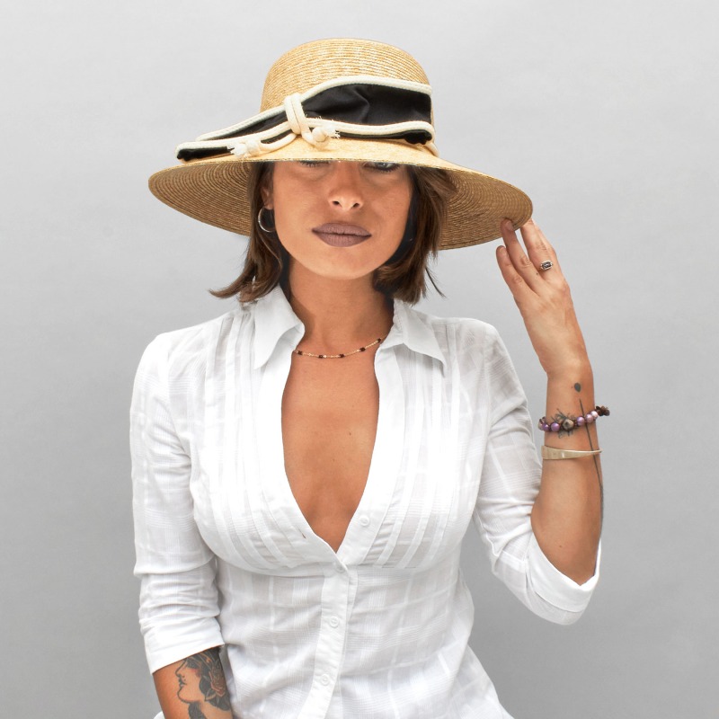 Medium brimmed Straw hat Lanmei | Complit