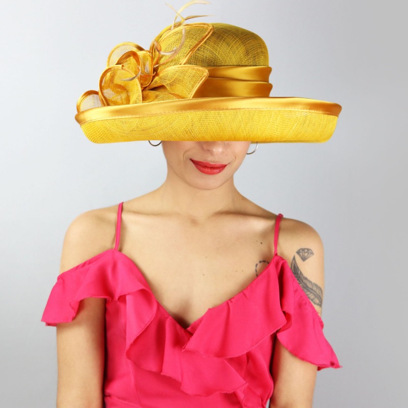 Cappello da cerimonia giallo | Complit