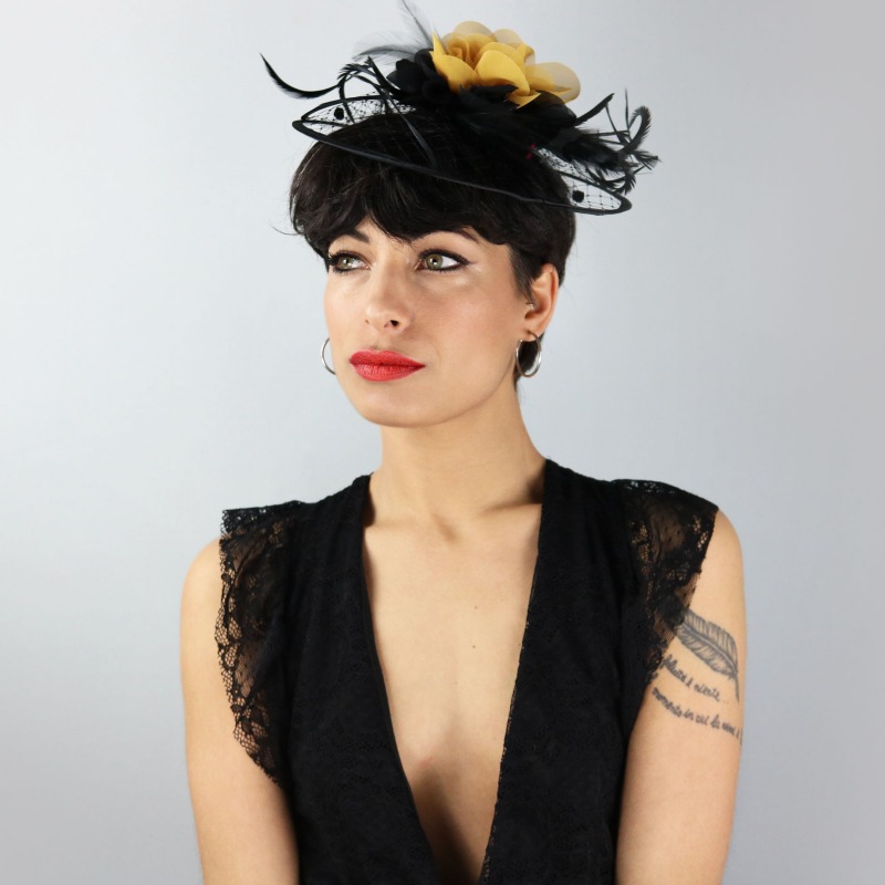 Fascinator con cerchietto in sisal Megar | Complit