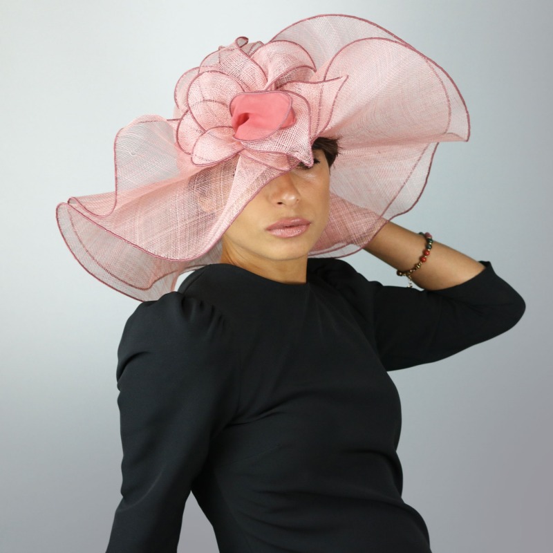 Elegant pink ceremony hat Abba | Complit