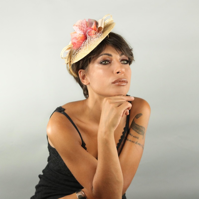 Fascinator elegante da cerimonia Sahia | Complit